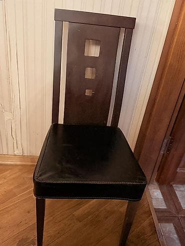 ikinci el ofis masasi: Mətbəx üçün, rəng - Qara Stul — 1