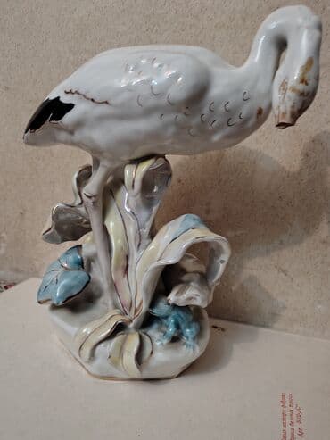 ide: Fiqur, Keramika, rəng - Ağ — 2