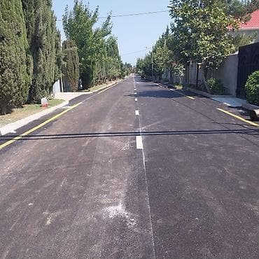 🛣️ Asfalt və yol işləri peşəkar şəkildə görülür! ✔️ Həyətyanı sahələr