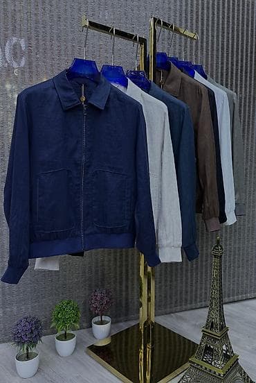 Kişi üçün nazik yaylıq kurtka – fermuarlı, klassik yaxalı model