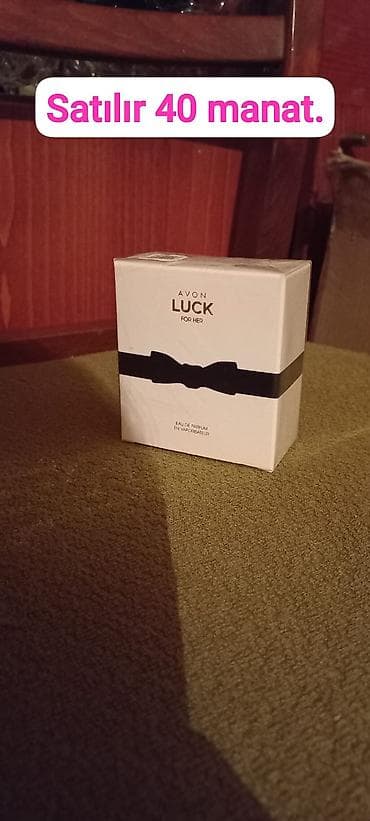 qadin xalatlari: Satılır: ətirlər və tualet suları 1) Avon Luck For Her – Eau de — 1