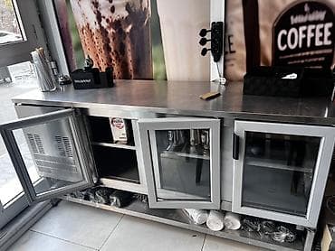ref vitrin: Paslanmayan poladdan hazırlanmış peşəkar bar/kafe üçün soyuducu iş — 4