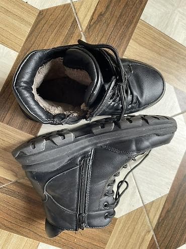 nike air force 1: Qışlıq oğlan uşağı botları – qara rəng — 4