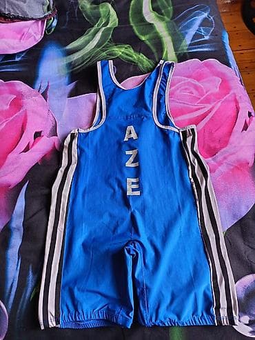 stringer alt geyimi: İdman dəsti, Adidas, XL, rəng - Göy — 2