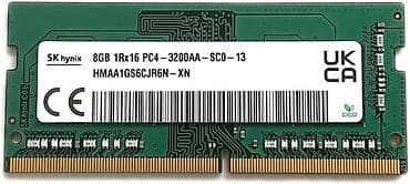 Operativ yaddaş (RAM) Hynix, 8 GB, 3200 Mhz, DDR4, Noutbuk üçün, İşlənmiş