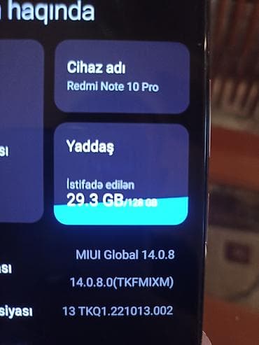 philips xenium 9@9h: Redmi Note 10 Pro, 128 GB, rəng - Qızılı — 7