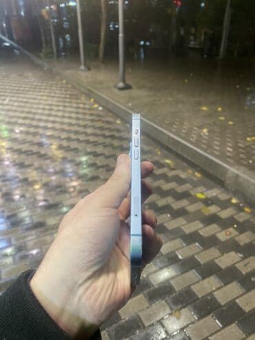 telefon divar kağızları 2022: IPhone 14, Mavi, Face ID — 5