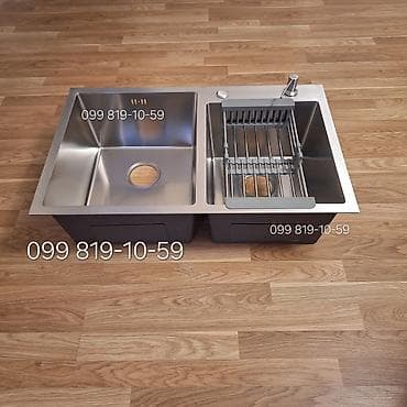 ekran sekilleri 2020: Yeni Düzbucaqlı Mətbəx çanağı, Paslanmaz polad, Pulsuz çatdırılma — 3