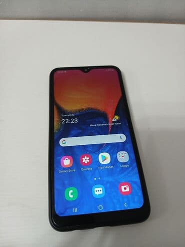 retro telefon: Samsung Galaxy A10, 32 GB, rəng - Göy, İki sim kartlı — 3