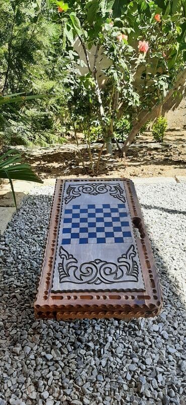 каркасные бассейны в баку: Taxta oyma nərd-taxta dəstləri - Material: tam ağacdan hazırlanmış — 15