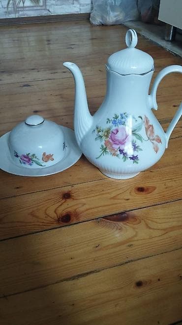 Klassik üslubda masa dəsti – dekorativ porcelan və şüşə aksessuarlar — 7