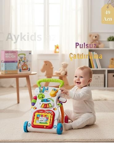 👶🚶‍♂️ **UŞAQ WALKER (YÜRÜCƏK) – İNKİŞAF + ƏYLƏNCƏ!** 😍 Körpənizin ilk
