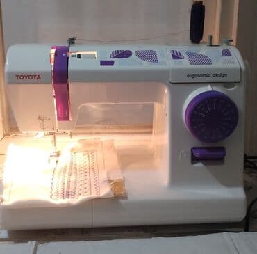 услуга ремонт машин: Toyota tikiş maşını – ergonomik dizaynlı, sakit səslə işləyir. Demək — 1