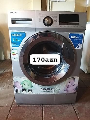 qapi matoru: Paltaryuyan maşın Eurolux, 7 kq, Avtomat, Qurutmasız, Kredit yoxdur — 1