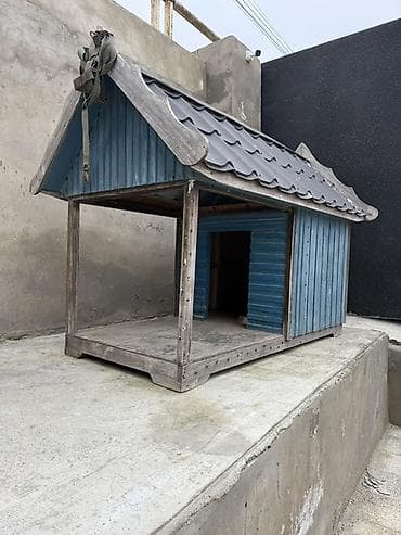 Грызуны: Açıq hava üçün taxtadan it evi - Material: möhkəm taxta karkas, yan — 1