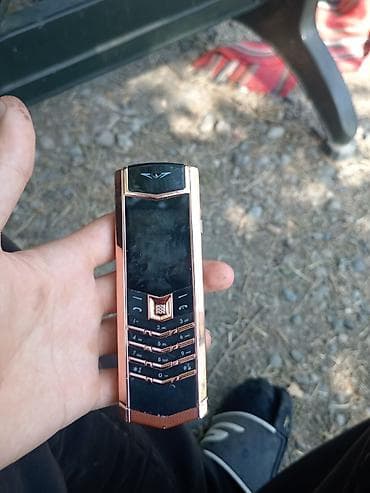 kalonka dinamikler: Vertu < 2 GB Memory Capacity, rəng - Qəhvəyi, Düyməli — 1