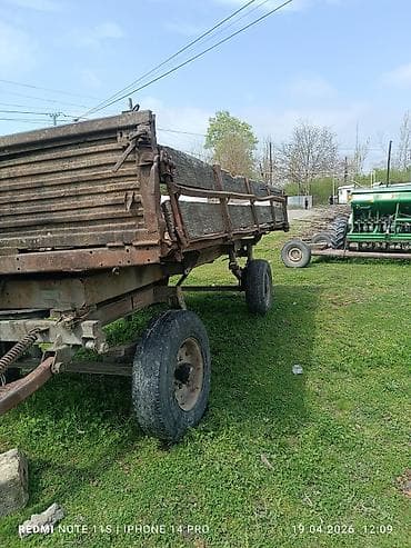 vaz 21099 şiti: Kənd təsərrüfatı üçün ikioxlu qoşqu - Traktora qoşulan, ön halqali — 5