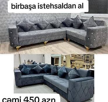 Künc divan, Yeni, Açılmayan, Bazasız, Parça, Şəhərdaxili pulsuz çatdırılma