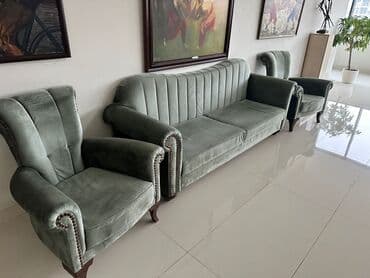 Otaq bitkiləri: Divan, 2 kreslo — 1