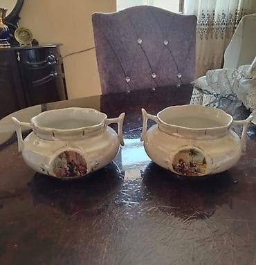 sine sekilleri: Vaza dəsti, Farfor — 2