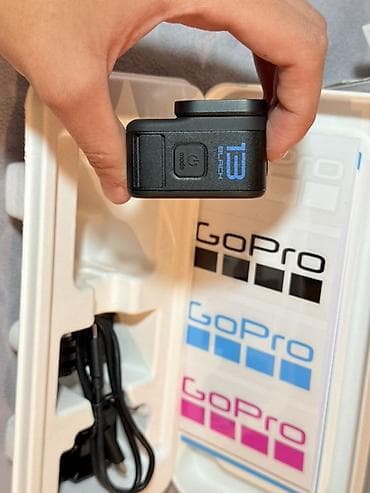 Videokameralar: GoPro HERO 13 Black action kamera Xüsusiyyətlər: - Video: 5.3K yüksək — 8