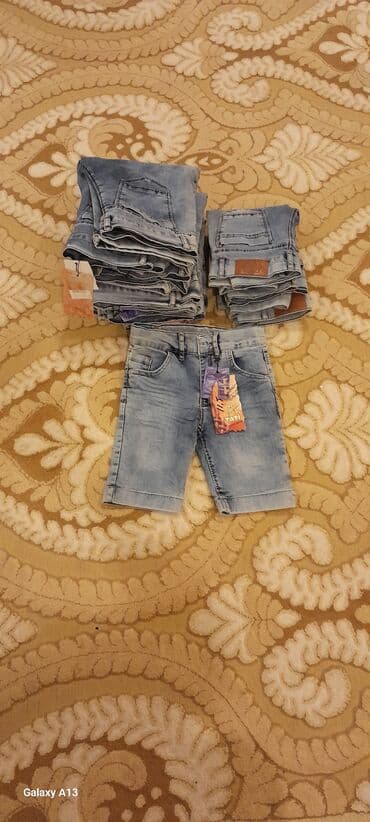 детские вещи джинсы: Uşaq cinsləri və şortları – müxtəlif modellər və rənglər - Modellər — 3