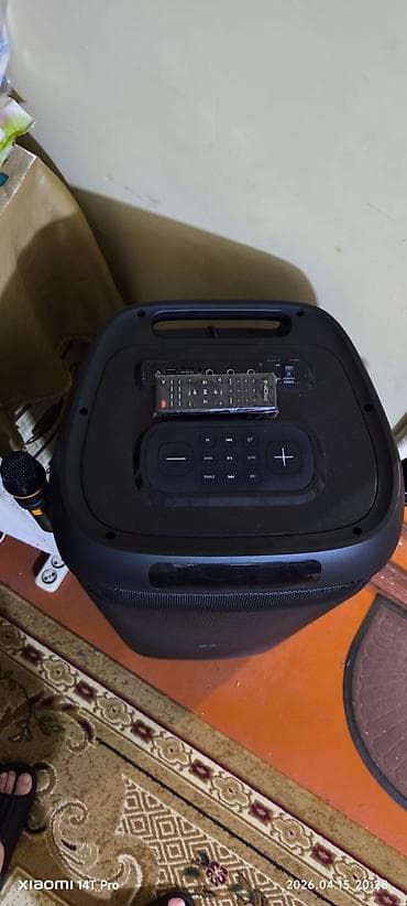 musiqi: Parti/karaoke səs sistemi – FONI markalı böyük portativ kolon 3 defe — 2