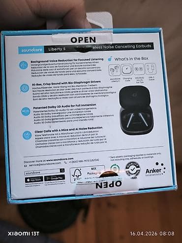 samsung bluetooth: Новый Беспроводные (Bluetooth) Наушники, Anker, цвет - Черный — 2