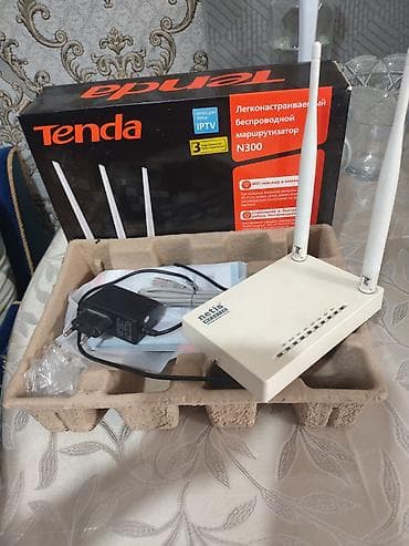 işlənmiş modem: Tenda F3 N300 Wi‑Fi marşrutlayıcı - Model: Tenda F3 (N300) - Sürət — 1