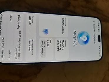 dvd disk oyun: Honor 400 Lite, 256 GB, rəng - Gümüşü, Barmaq izi — 5