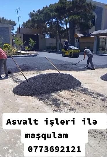 formagel nece edilir: Xidmət: Asfalt işləri Təsvir: - Hər növ asfaltlanma işləri: həyət və — 2