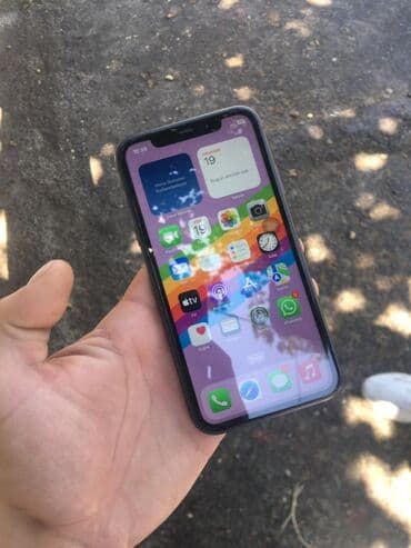 iphone x arxa şüşə qiyməti: IPhone 11, 128 GB, Black Titanium, Simsiz şarj, Face ID — 1