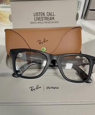 Ray-Ban | Meta ağıllı eynək – Wayfarer dizaynı - Dinlə, zəng et