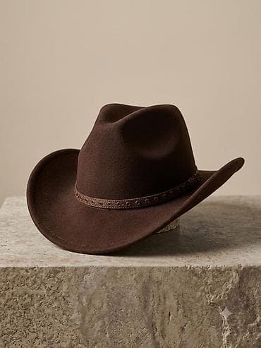 kovboy: 🤎 Qəhvəyi Kovboy Şapkası Əsl western ruhunu hiss edin! Dərin qəhvəyi — 1