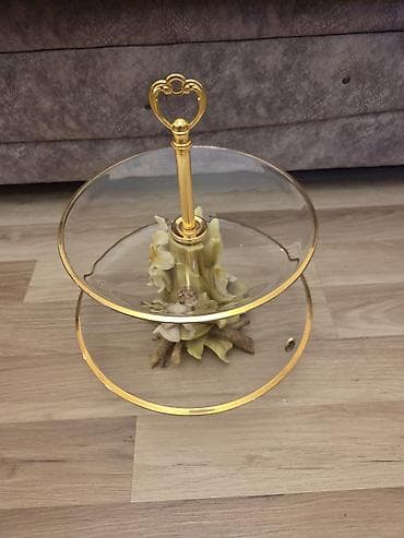 bagima qablar: Tort və şiriniyyat qabı, rəng - Qızılı, İtaliya — 3