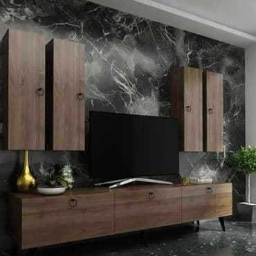 yazı masa: Yeni, Düz TV altlığı, Polkalı, Laminat, Türkiyə — 1