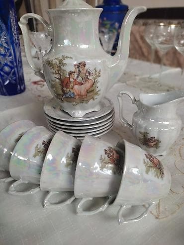 Кухонные принадлежности: Чайный набор, цвет - Белый, Фарфор — 2