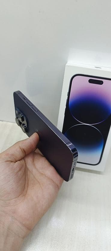 iphone se 2023: IPhone 14 Pro, 128 GB, Deep Purple, Face ID — 8