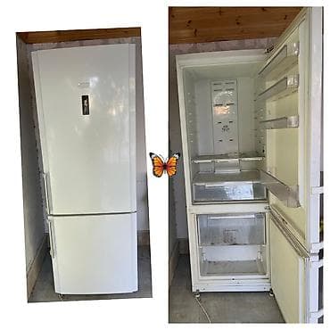 2 qapılı Hotpoint Ariston Soyuducu Satılır, rəng - Ağ, Təkərli