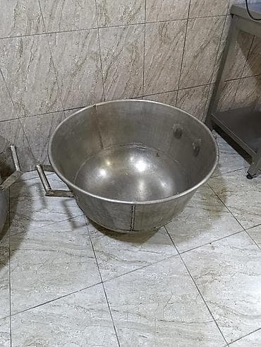 Qazan, rəng - Gümüşü, Paslanmayan polad, 5-dən çox l