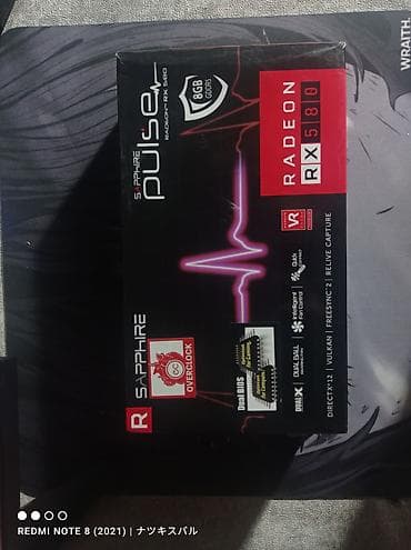 ucuz printer satilir: Videokart Sapphire Radeon RX 580, 8 GB, İşlənmiş — 1