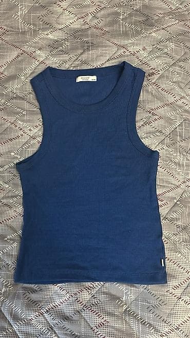 Oxxo qadın maykası - Model: qolsuz, dar kəsimli ribli (rezin — 1