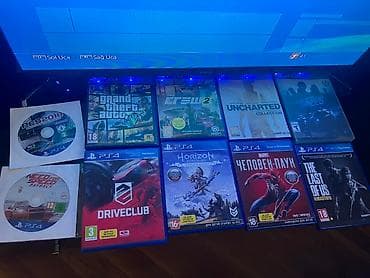 ps5 diskleri: Salam, Playstation 4 Slim satılır. Heç bir problemi yoxdur,cızıqı — 8