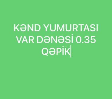 Kənd yumurtası – təbii və təzə. • Azad bəslənmiş ev toyuqlarının lalafo.az -da Kənd yumurtası – təbii və təzə. • Azad bəslənmiş ev toyuqlarının