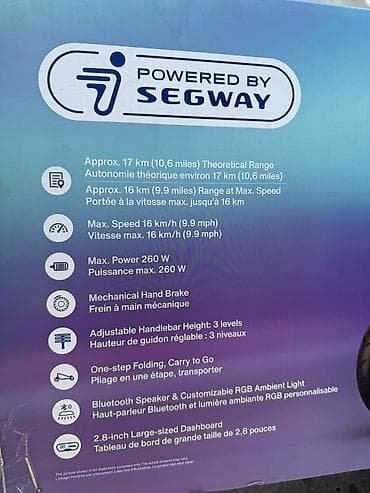 Yeni Elektrik samokat 7", 251 - 350 Vt, 16 - 25 km/s, Pulsuz çatdırılma — 1