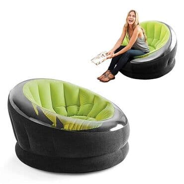 Ev üçün digər mebel: Intex 68582 ( 1,12m * 1,09m * 69cm) Надувное кресло "Intex Empire — 4