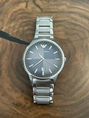 Qol saatları və aksesuarlar: Qol saatı, Emporio Armani, rəng - Gümüşü — 1