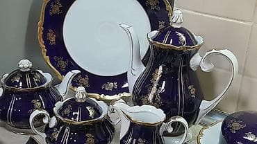 perde ikinci el: Çay dəsti, Farfor, 6 nəfərlik, Almaniya — 3