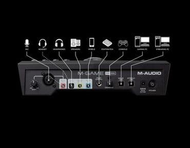 Tar: M-Audio M-Game RGB Dual səs kartı 1 gün istifadə olunub Plyonkası — 3