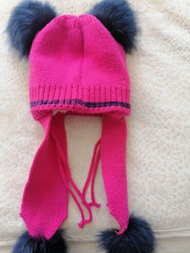sapka: Шапки детские для девочек. Возраста 2-4 года.розовая шапка внутри с — 2